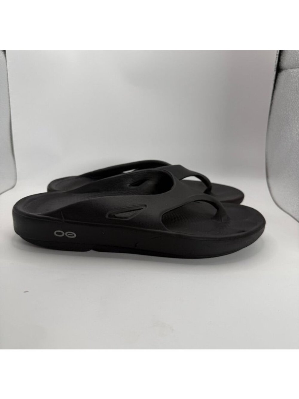 Oofos Ooriginal Black Recovery Sandals EU 37 Womens Size 6 Flip Flops